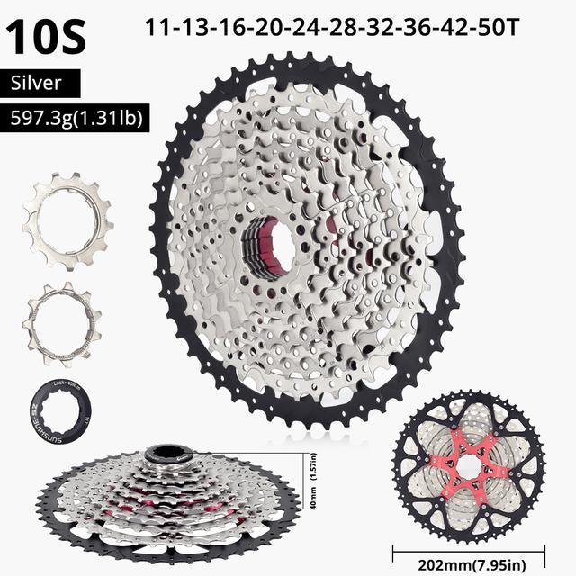 SWTXO велосипедная кассета 12 11 10 9 скоростей Mtb трещотка HG 8 В 9 В 11 В 12 В 10 В звездочка для горного велосипеда 32/36/40/42/46/50T