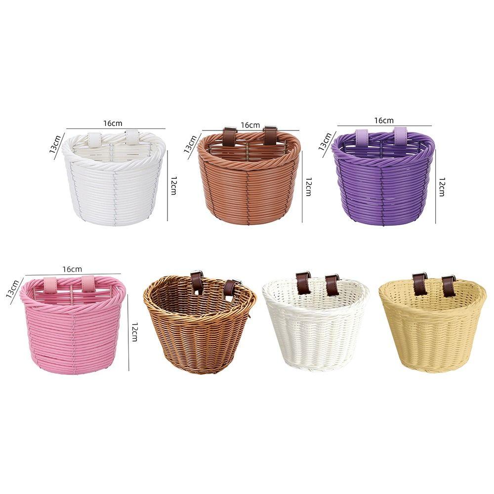 Plastic Front Riding Basket 7 Styles Children's Bicycle Scooter Basket