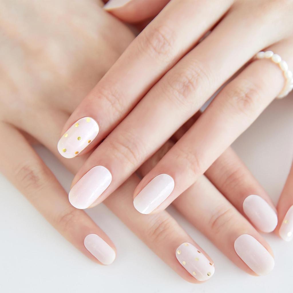 Пастельные полоски для ногтей 24 шт. | Самоклеящиеся типсы-наклейки, Мягкие розовые и лавандовые тона, Быстрый 5-минутный маникюр