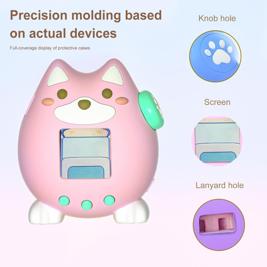 Защитный чехол для Tamagotchi Paradise Интерактивный виртуальный питомец Силиконовый чехол Жидкое ударопрочное покрытие Противоцарапающаяся мягкая оболочка