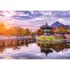 1000 Piece Jigsaw Puzzle - Sunset At Hyangwonjeong with Beautiful Fall Foliage, Popular Korean Puzzle