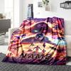 Custom Name "Spider-Man: Spider-Verse" blanket for Couch & Bed, Plush Cozy Fuzzy Blanket Super Soft & Warm Blankets for Fall and Winter. 090820
