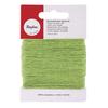 Cotton Cord, Waxed, 1mm, Card 20 M, May Green