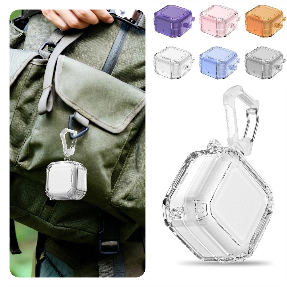 with Phone Stand Protective Case Transparent Earbuds Cover for Samsung Galaxy Buds4/4pro Travel