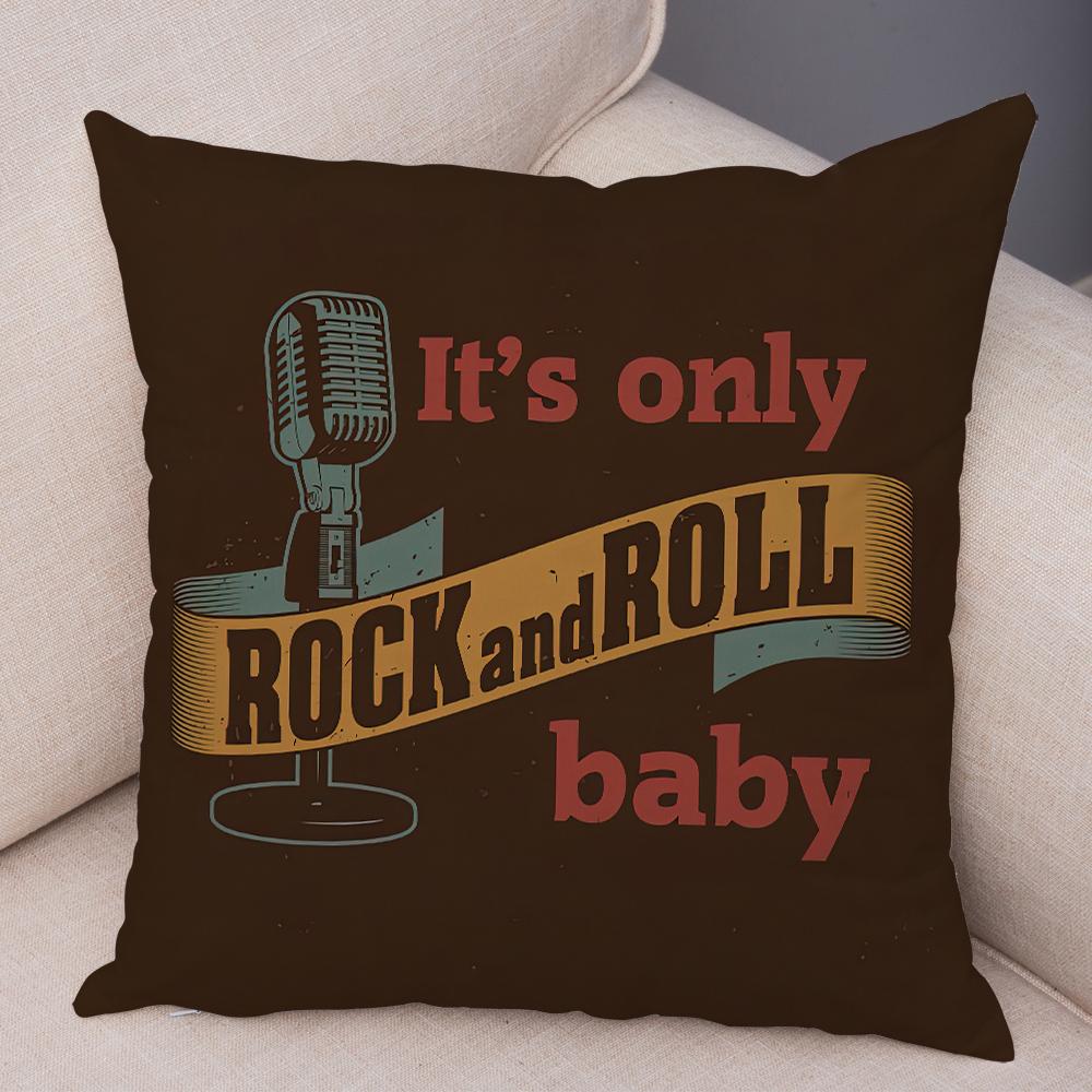 Punk Skull Graphic Cushion Cover Double Sided Living Room Bedroom Decor Pillow Case