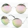 Солнцезащитные очки Очки для свиданий Защита от ультрафиолета Металлические круглые зеркальные линзы Ретро-очки Blue Light Cut от Sabae Mirror [Eight Tokyo] Женские Мужские [Планируется