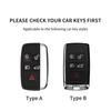 Leather Car Remote Key Case For Land Rover Range Rover Sport Evoque Freelander Velar Discovery 4 Auto Key Shell Fob Keychain