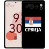 Чехол для телефона с флагом Сербии для Google Pixel 8 7 6 Pro 6A 5G, черный, мягкий, противоударный, задняя крышка, силиконовый чехол из ТПУ