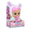 Cry Babies Dressy Coney Baby Doll Pink Dress with White Fluffy Jacket - 12-inch Bunny-Themed