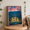Disney Desert Campfire Mickey Minnie Goofy Pluto Oil Painting Kit Home Decor Gift