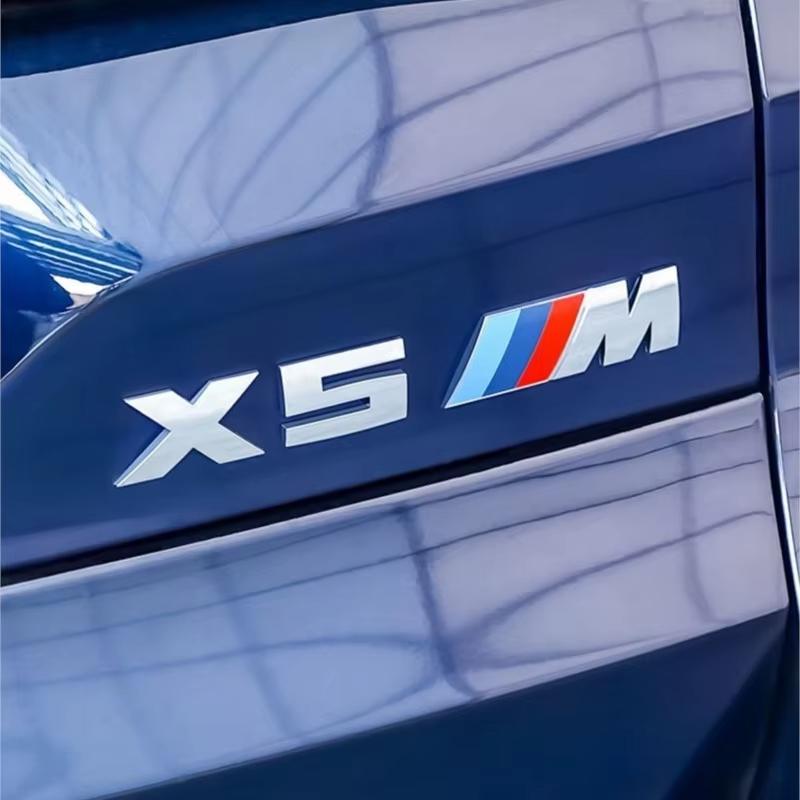 3D ABS Car Rear Trunk Logo X1 X3 X4 X5 X6 X7 M Emblem Badge for BMW M E84 F48 F49 F10 F30 E46 E60 F39 F97 F15 F16 E39 E46 E70 tc2