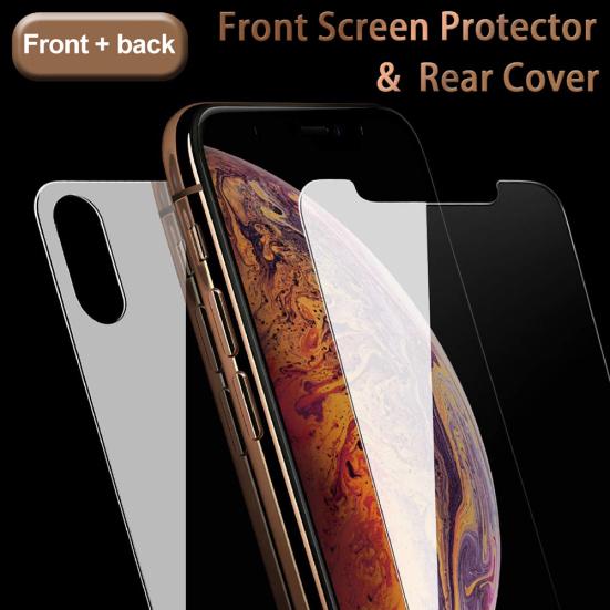 Защитное стекло для передней и задней панели для iPhone 7 8 Plus X