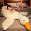 Large Plush White Goose Sleeping Pillow Toy - Cute Duck Doll Gift for Girls
