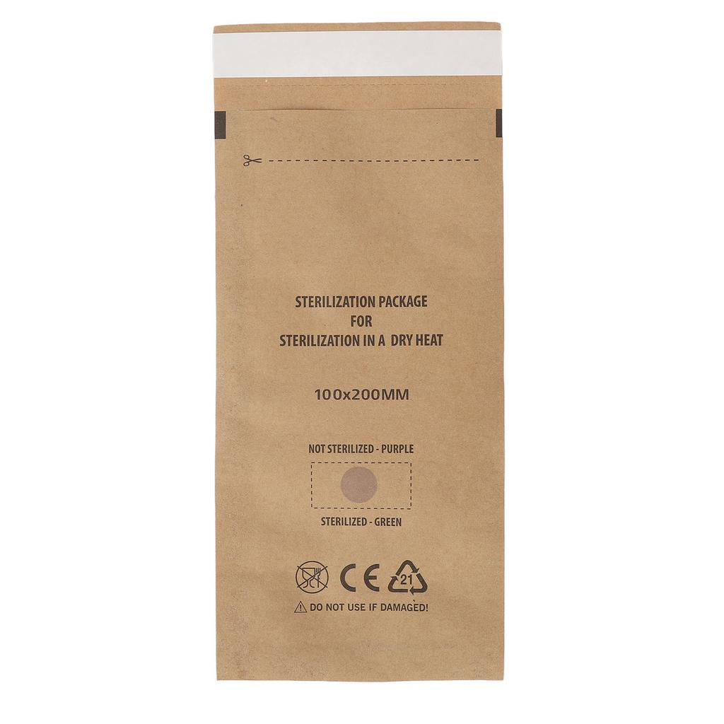 100 шт. Стоматологические изделия Самозапечатывающийся пакет Одноразовые инструменты для нейл-арта Очищающий пакет для клиники салона М