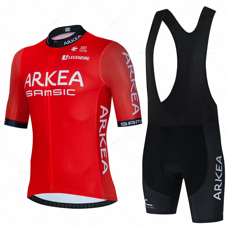 Дышащий летний велосипедный костюм Arkea-Pro Team для мужчин 2026 года, летняя велосипедная одежда, дышащая мужская одежда для МТБ, спортивный костюм