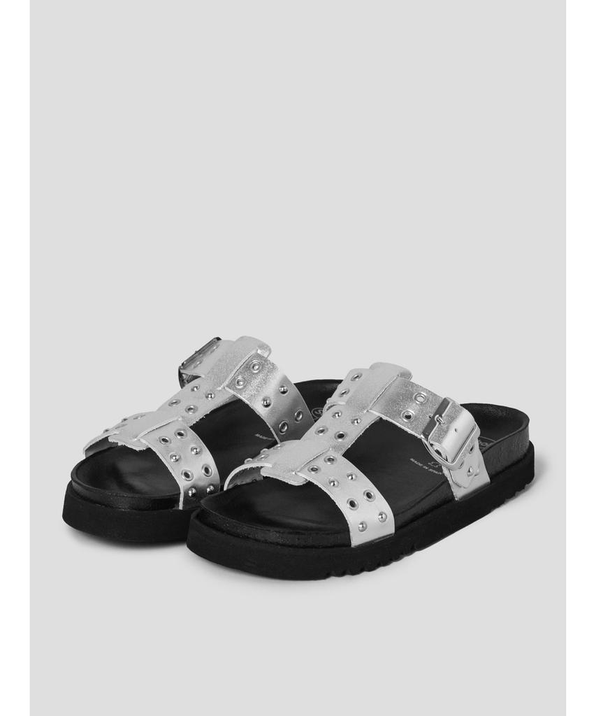 Scholl (Women) T-Strap Cork Sandals Grey (Hh64K2C613)