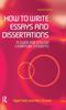 The How To Write Essays and Dissertations : A Guide for English Literature Students Book