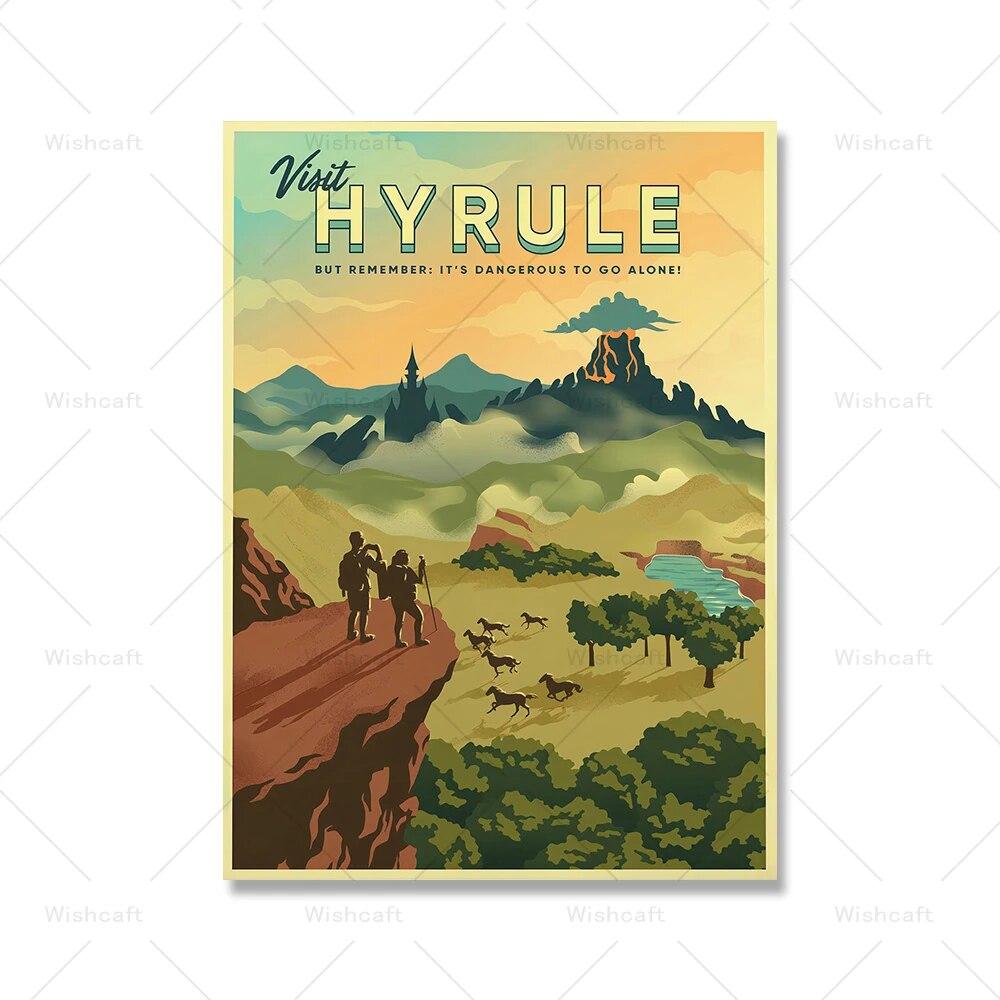 Толкиен Путешествия Холст Картина Средиземье Пейзаж Кольца Плакаты и принты Настенные художественные фотографии Подарки Гостиная Домашний декор Без рамки