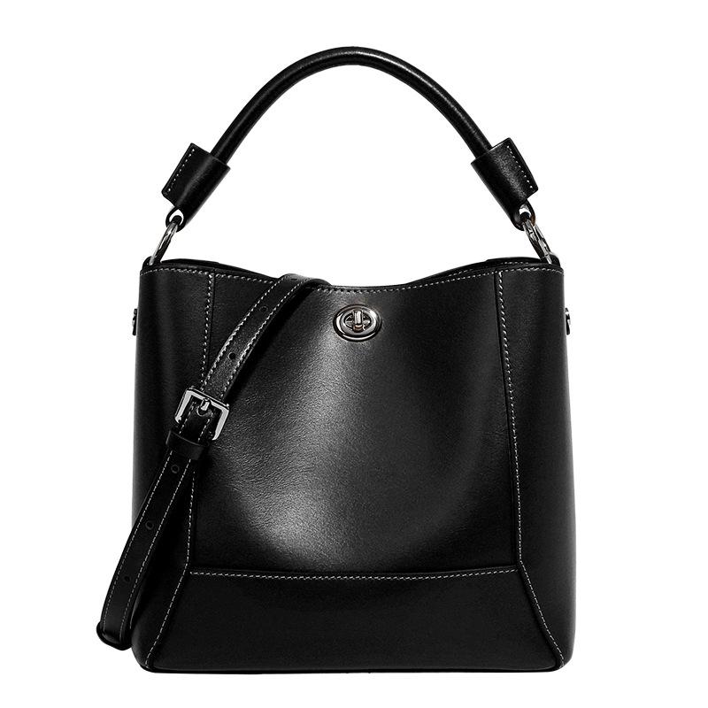 Women’s Basket Bags Shoulder Bag Genuine Leather