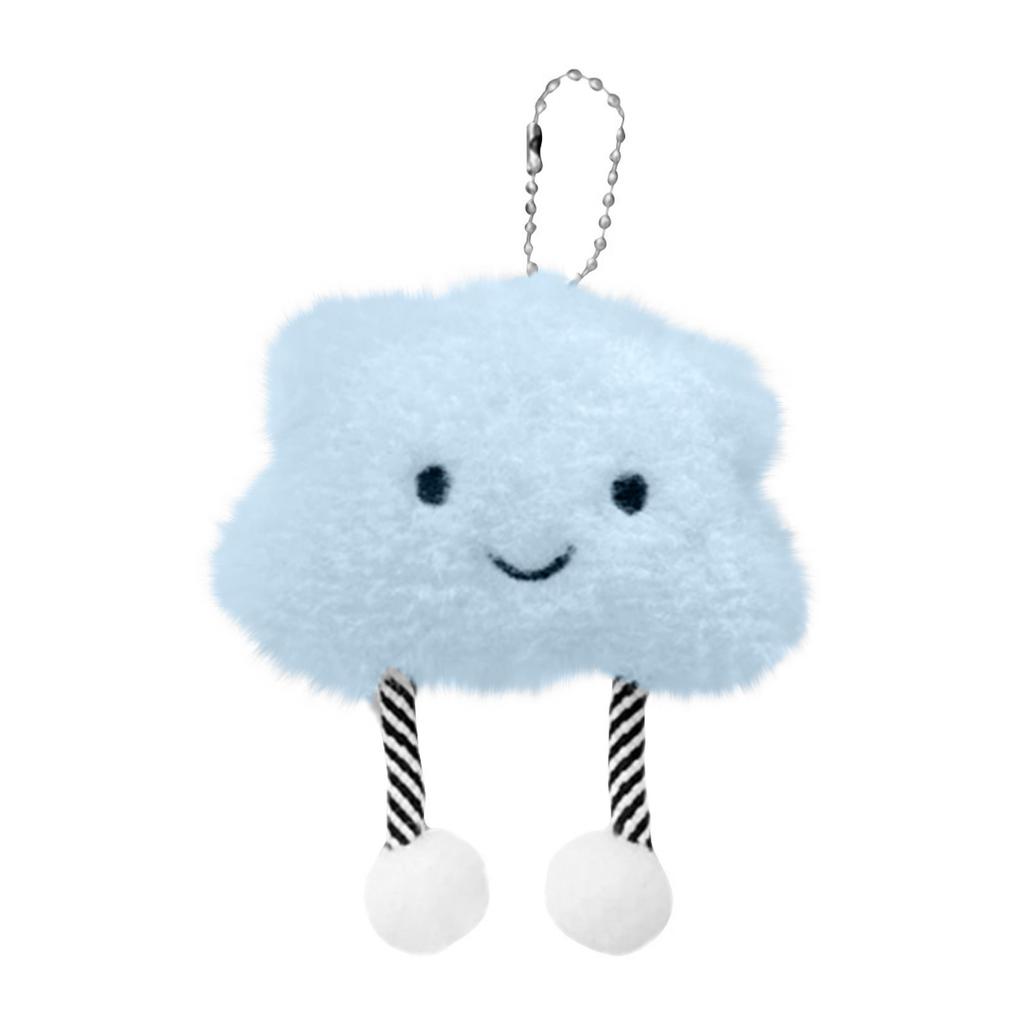 Cute Little Cloud, Cloud Keychain Cotton Plush Doll Toy Key Ring Backpack Bag Pendant Car Key Chain