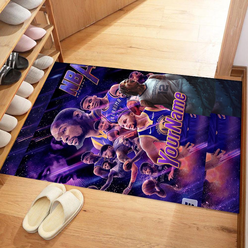 Curry Customize Your Name Floor Rug Office Rug Perfect For Foyer Game Room Decorate Room Living Rooms Antislip Rug Anime Office Decor
