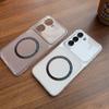 Чехол для Samsung Galaxy S22+,S22,S21 FE,S21,S21+ Беспроводная зарядка Магнитное кольцо Защитный от отпечатков пальцев Матовый чехол