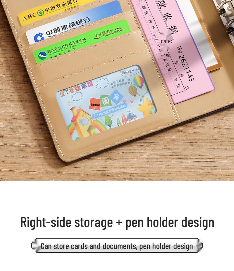 Высококачественный отрывной бизнес-блокнот на кольцах