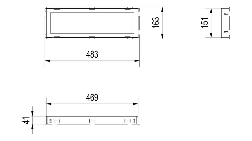 Карман для решетки WIND 17х49