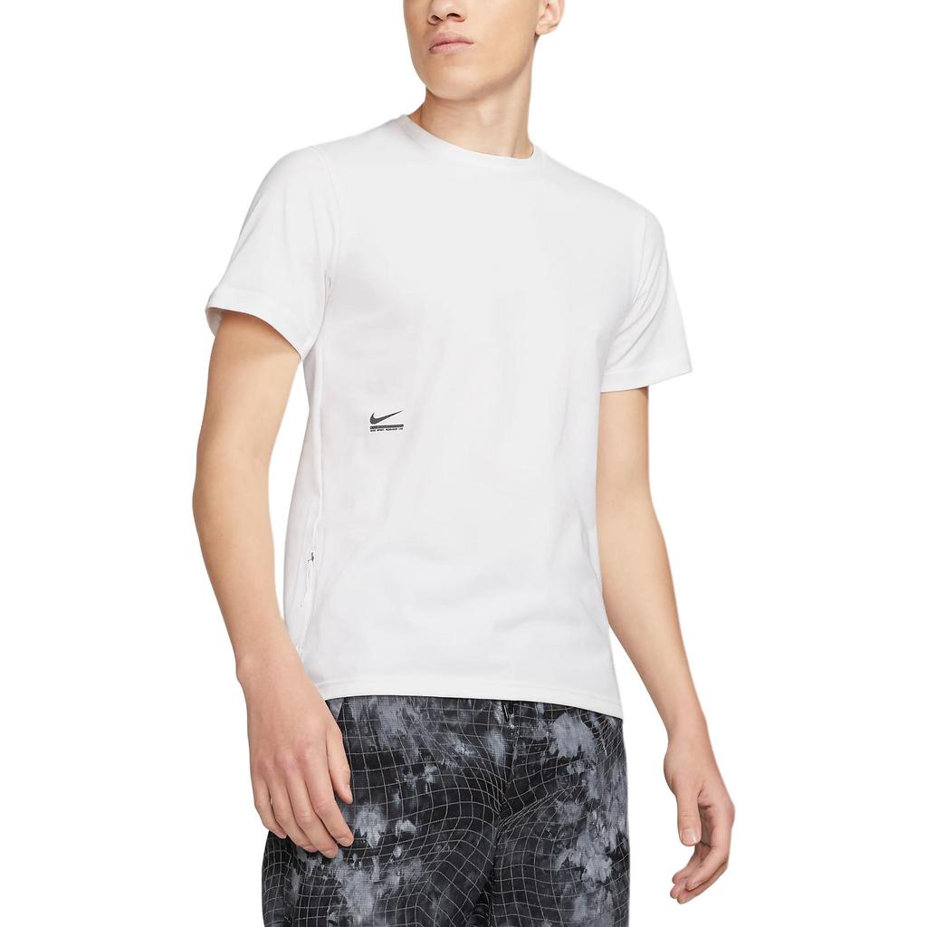 Nike T Shirts Men's White Crew Neck Moderate DB0873-100