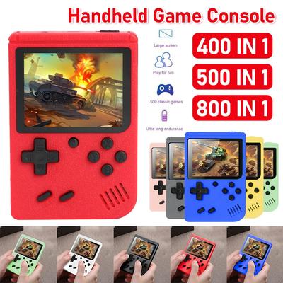 800 игр портативная игровая консоль 3-дюймовый TFT экран с 500/400 FC классические игры ностальгическая игровая консоль для детей и взрослых