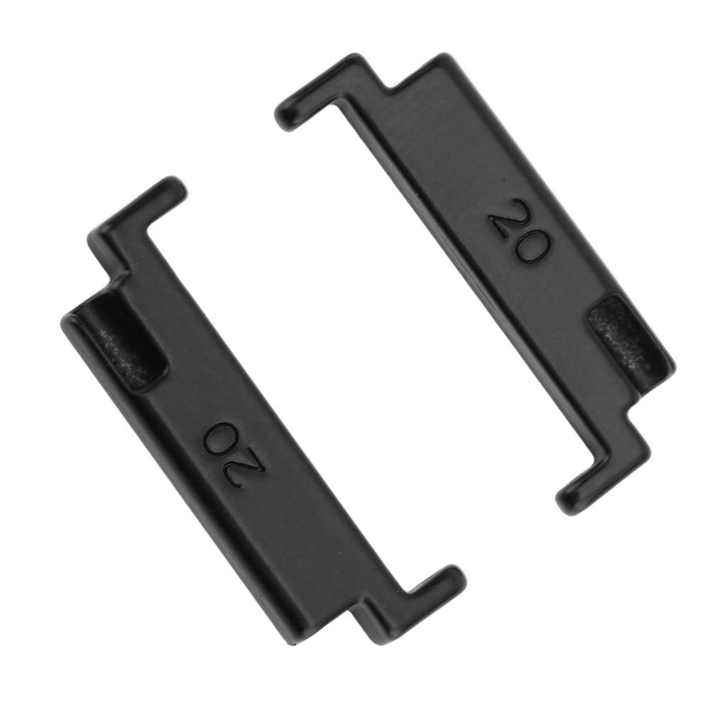 1 Pair 20 To 22mm Watch Strap Connector Black Color Band Connection Adapter  Damaged Connectors