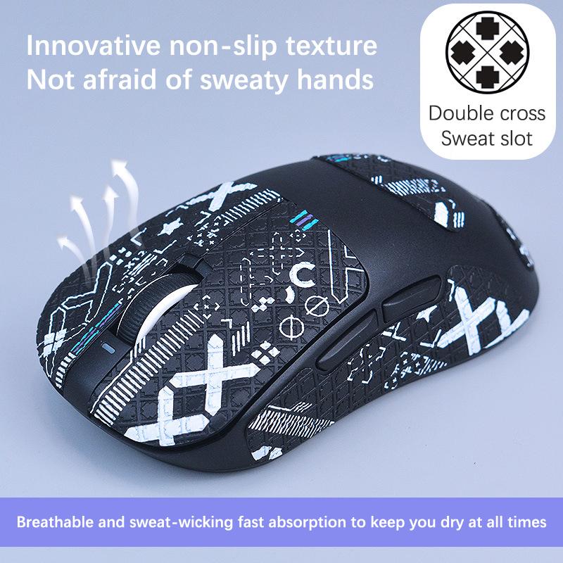 Лента для захвата мыши Скейтборд Ручная наклейка Нескользящая Впитывающая пот Противоскользящая наклейка