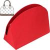 Handbag Organiser for Alma Insert, Felt Bag Organiser Purse Organiser Insert for Alma BB Insert Organiser(BB,Red)
