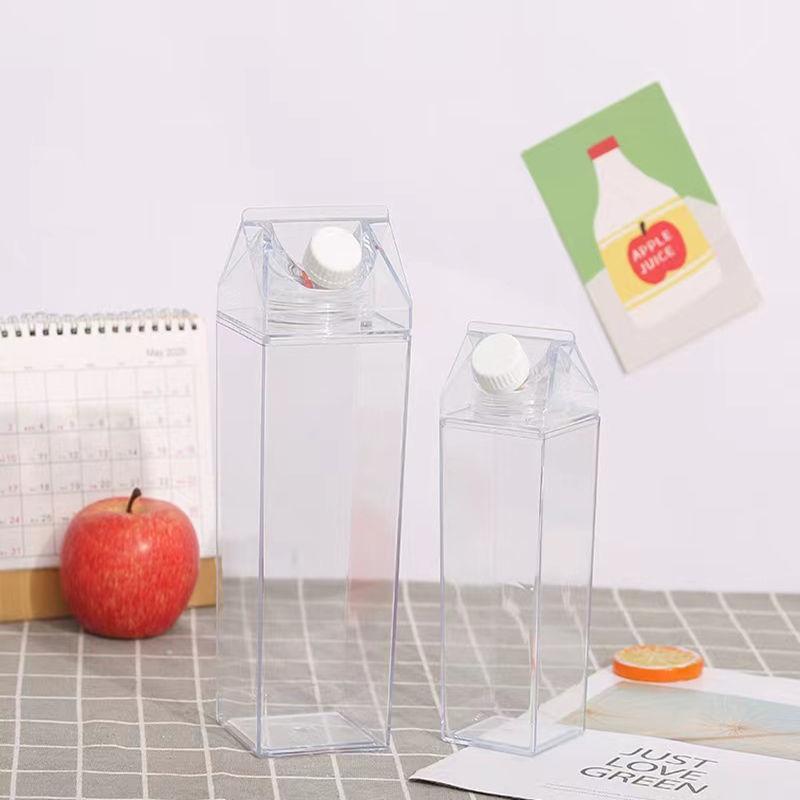 500/1000 мл бутылка для воды, уличный кувшин для питья, большая емкость, чашка для сока, чая, прозрачная бутылка для молока, портативная пластиковая бутылка