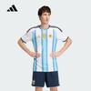 Футбольная футболка Adidas 2026 для мужчин, домашняя версия игрока сборной Аргентины, Чемпионат мира