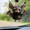 Adorable 2D Flat Acrylic Bat Pendant: Car Hanger, Backpack Charm, And Keychain