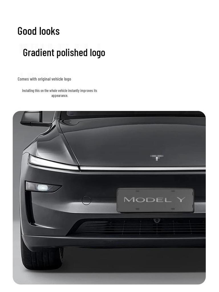 Рамка для номерного знака Tesla Model 3/Y/YL: Защитный держатель с полным покрытием