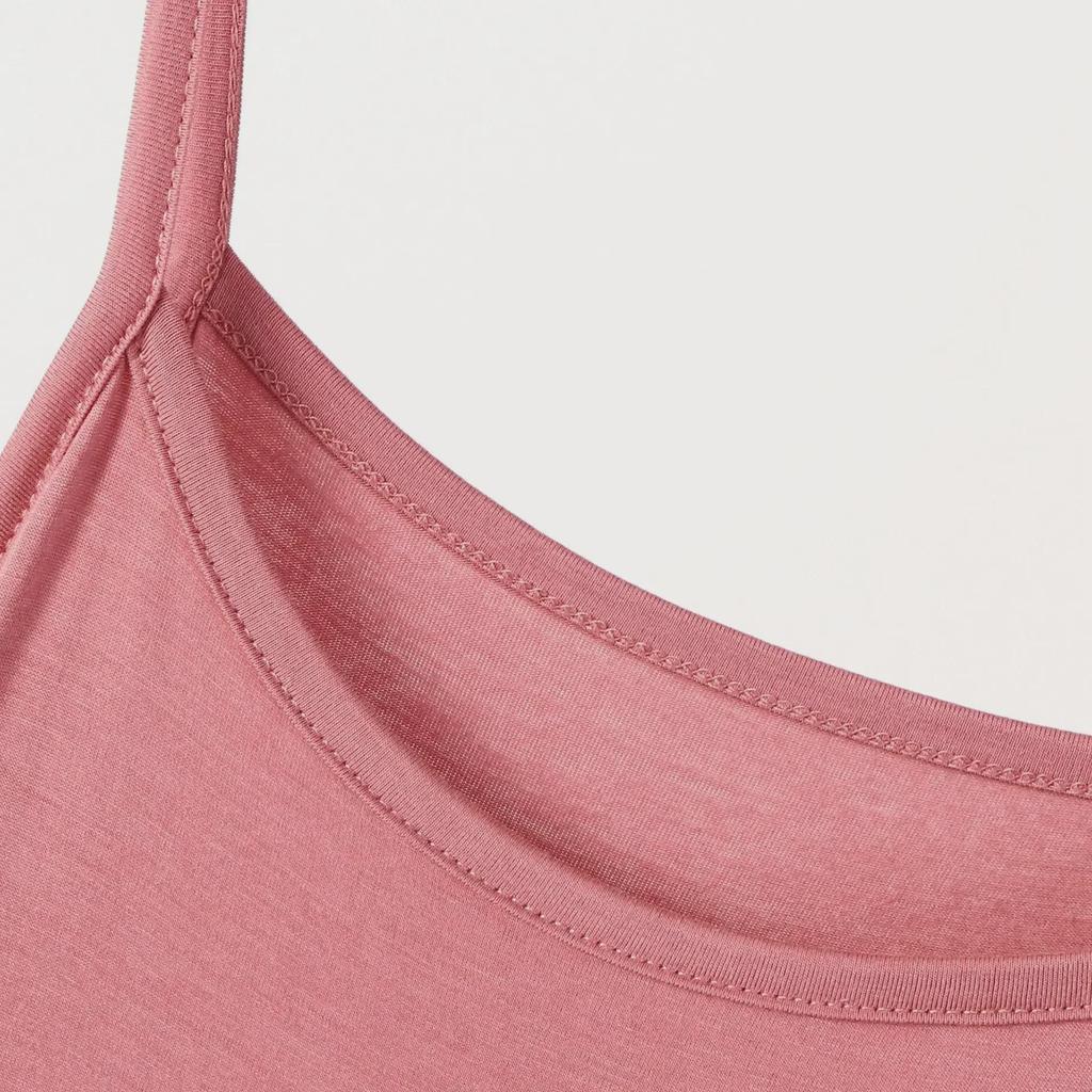 Платье-пижама-майка модал большого размера - Защита от просвечивания, Свободный крой KTB