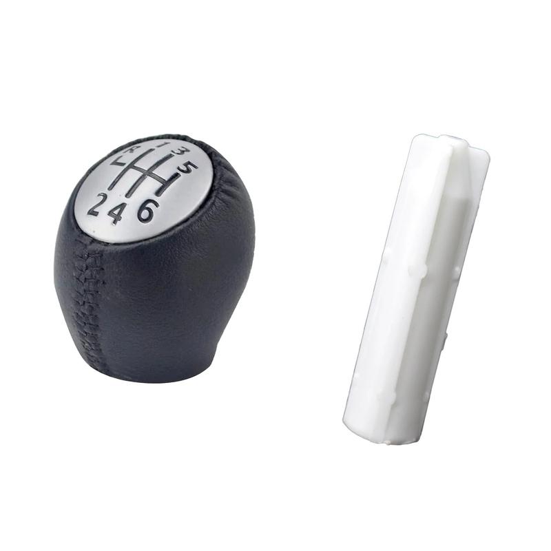 6 Speed Shifter Gear Knob HeadBall rgonomique Anti-Rouille - tallation Simple Adaptateur for Renault Laguna II 2001-2008