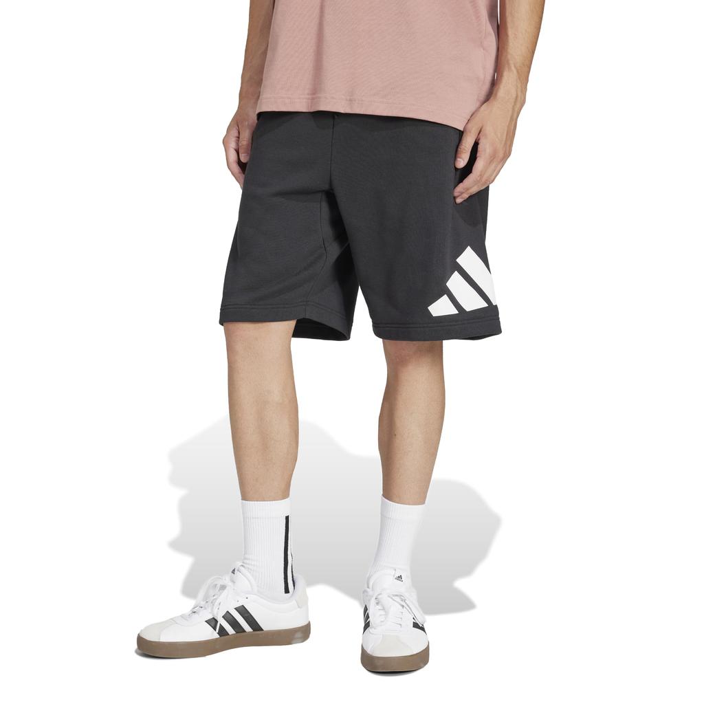 adidas Essentials Шорты из французской махры с большим логотипом KRG05 Мужские Черный/Белый (JE8956)