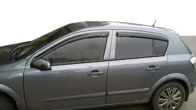 Ветровики HB (4 шт, HIC) для Opel Astra H 2004-2013 гг