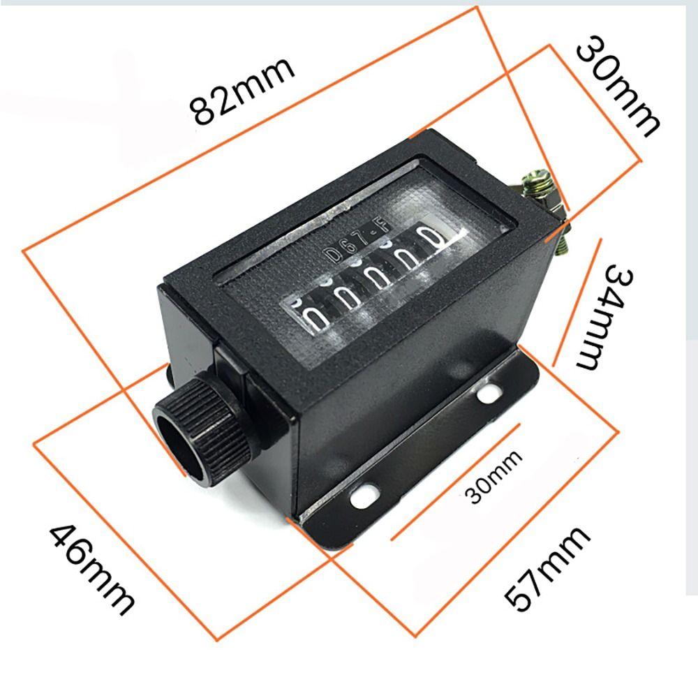 D67-F Металлические счетчики кругов с ручным сбросом, счетчик кругов, счетчик рывков, счетчик шагов
