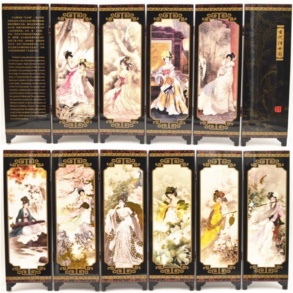 Традиция Особенность Путешествия Сувениры Антикварная Лаковая Посуда Ширмы для Комнат Китайская Настенная Ширма Украшения