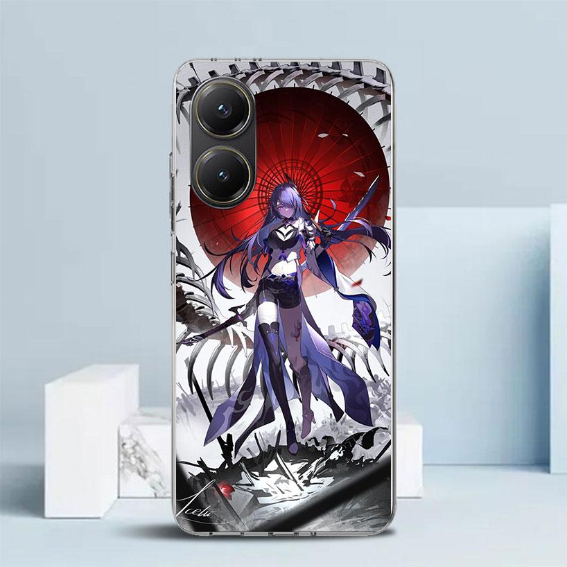 Чехол Honkai Star Rail Acheron с мягкой обложкой для Xiaomi Poco F7 Ultra X7 X6 X5 Pro M7, чехол для телефона Redmi 15 15C 13 13C 12 12C 10 10C с принтом