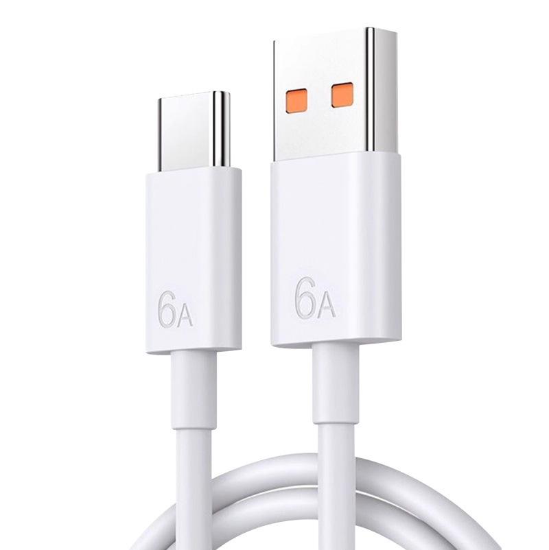 Высокоскоростной кабель Type-C 120 Вт 6 А для Apple 15/16, Huawei, Vivo, Oppo