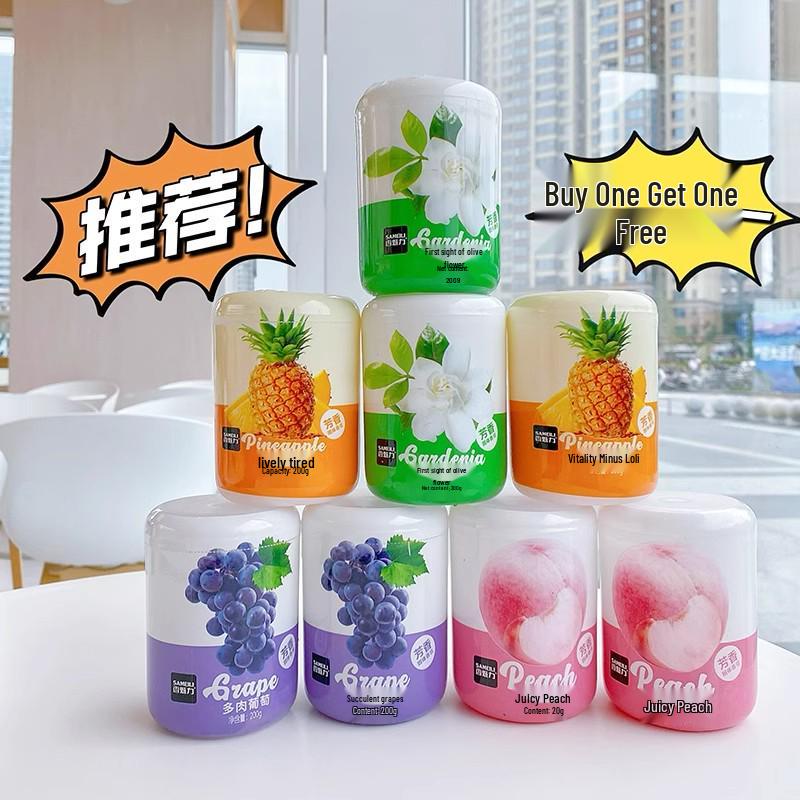 Автомобильный освежитель воздуха - Аромат персика, ананаса, винограда, Долговечный устранитель запахов для туалетов