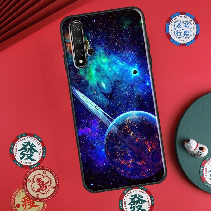 Космос Солнечная система Планеты Вселенная Для Huawei P30 P20 P40 Lite P60 Pro Nova 5T 12s 12i 11i Y90 Y70 Y60 Y61 Y91 Y72 9 10 SE Чехол