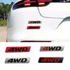 1PC Car Off-road Vehicle Four-wheel Drive Vehicle Tag 4WD Body Sticker Metal Car Tail Logo Modified Car Decoration Sticker