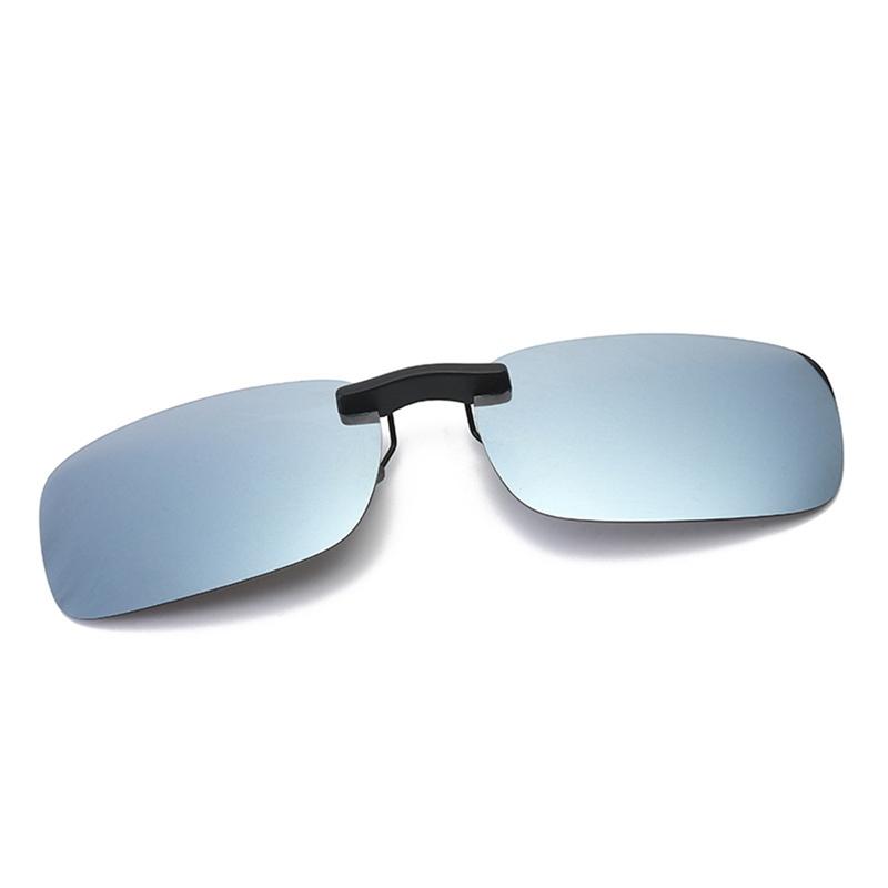 1 шт., поляризационные очки унисекс с зажимом для вождения, солнцезащитные очки дневного видения UV400, линзы для вождения, ночного видения, солнцезащитные очки для верховой езды, зажим для очков