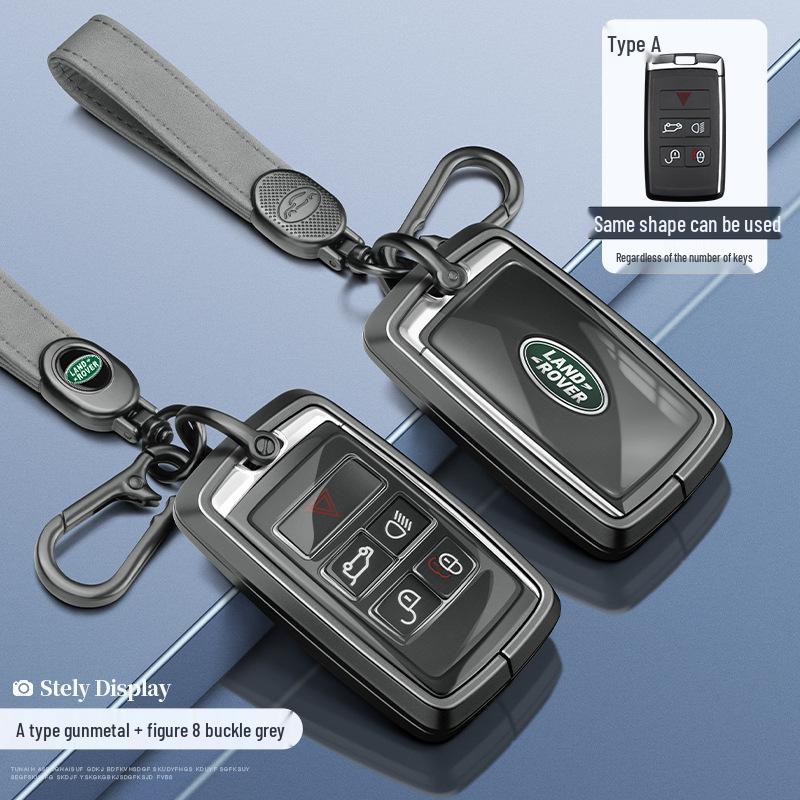 Чехол для ключа Land Rover: Алюминиевый корпус для Range Rover Sport, Velar, Evoque, Discovery, Freelander.